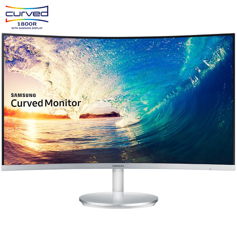  三星（SAMSUNG）C27F591FDC 27英寸1800R窄边框旗舰曲面液晶电脑显示器（内置音箱/HDMI/DP）